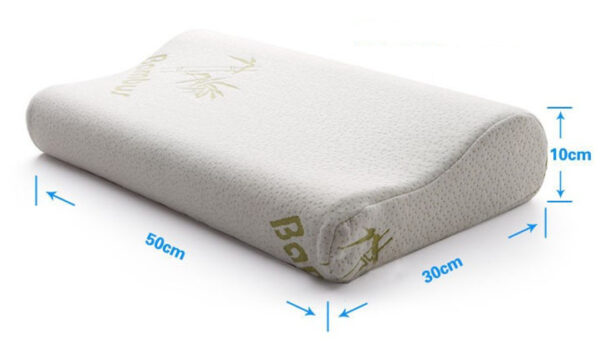 Bamboo Fiber Slow Rebound Memory Cervical Pillow For Neck Protection - Image 8