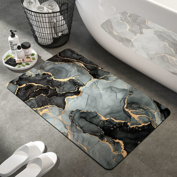 Diatom Ooze Bathroom Absorbent Non-slip Floor Mat - Image 6