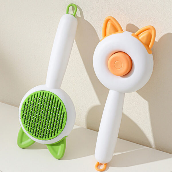 Pet Dog Brush Cat Comb Self Cleaning Pet Hair Remover Brush For Dogs Cats Grooming Tools Pets Dematting Comb Dogs Accessories Pet Products - Image 2