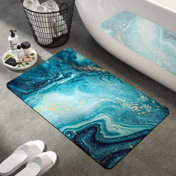 Diatom Ooze Bathroom Absorbent Non-slip Floor Mat