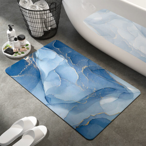 Diatom Ooze Bathroom Absorbent Non-slip Floor Mat - Image 2