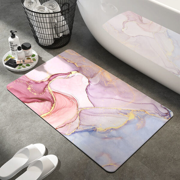 Diatom Ooze Bathroom Absorbent Non-slip Floor Mat - Image 5